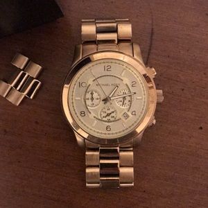 Michael Kors Gold Oversized Watch